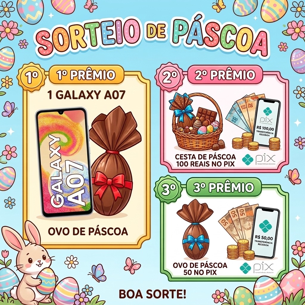 SORTEIO DE PÁSCOA